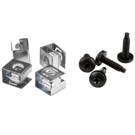 STARTECH.COM 10-32 Rack Screws and Clip Nuts - Rack Mount Screws and Nuts CLPSCRW1032